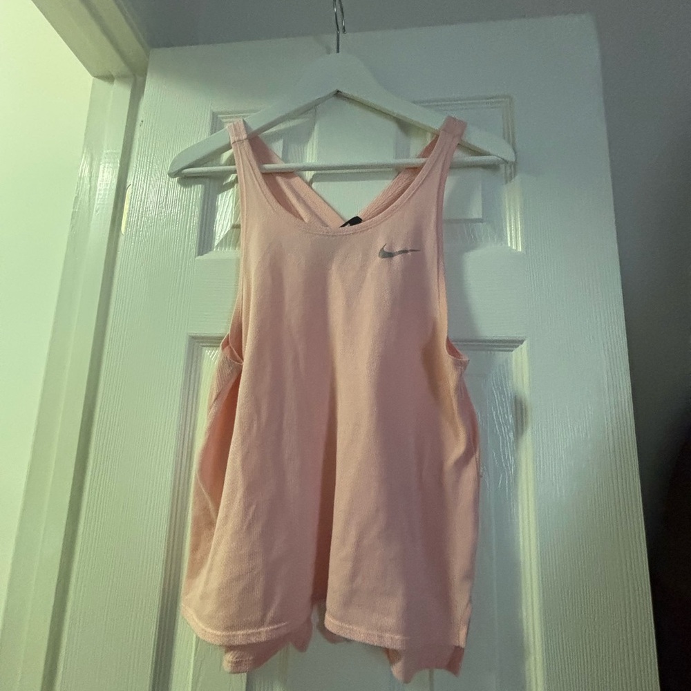 Nike Women's Light Pink Tank Top